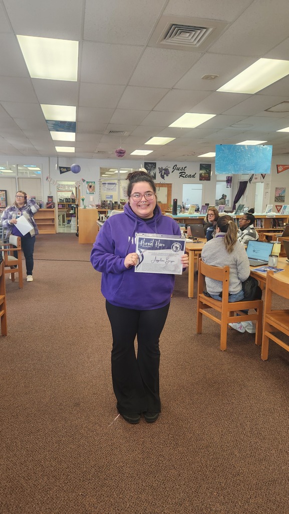 Ms. Burgos and her award