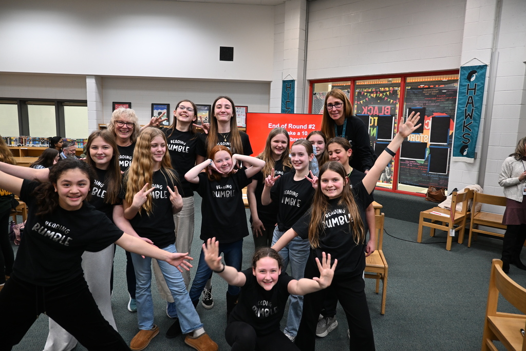 Students on Reading Rumble Team
