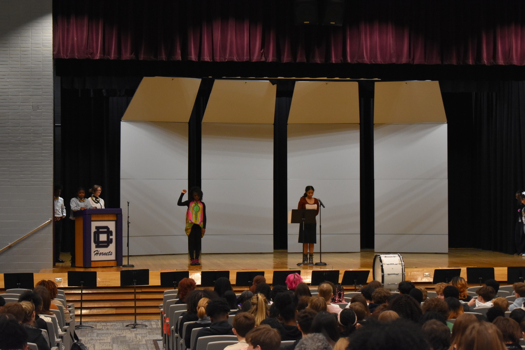 Our speakers at the Black History Month Assembly