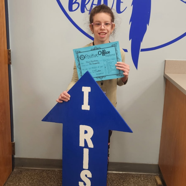 student with Positive Office Referral and RISE arrow