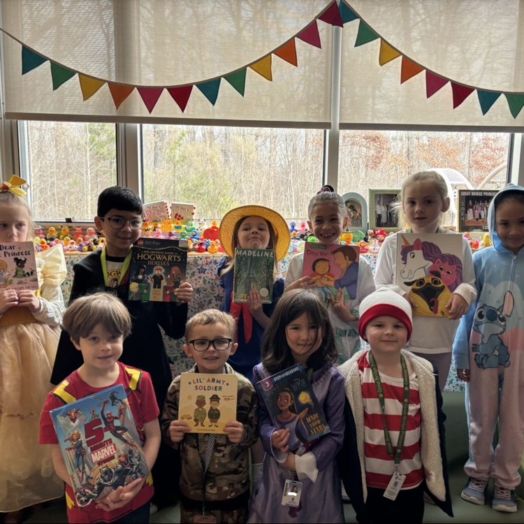 Mrs. Jennings’ students on Story Book Character Day