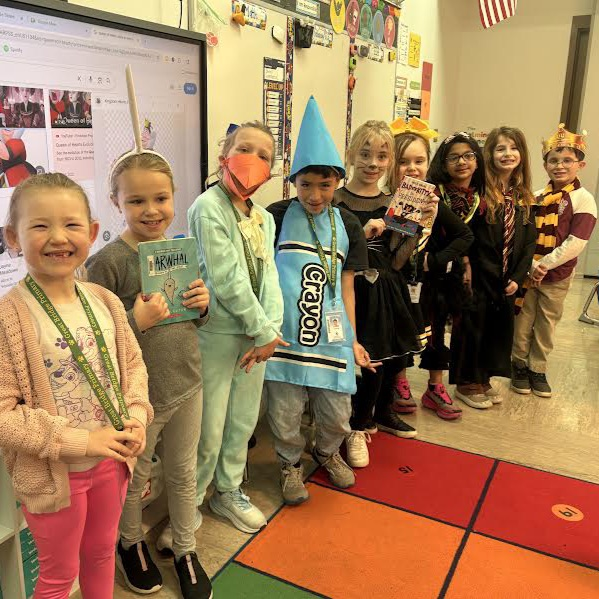 Ms. Shinn’s students on storybook character dress up day
