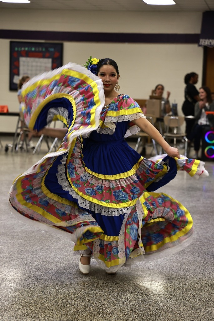 female flaminco dancer in action