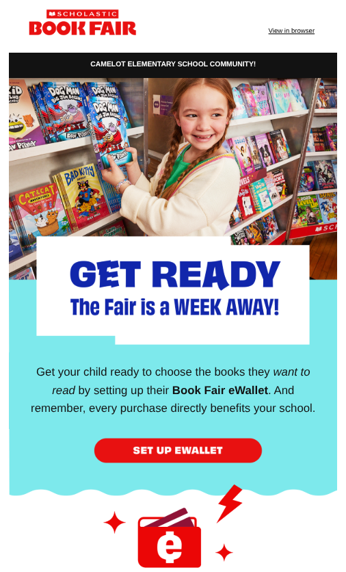 book fair flyer