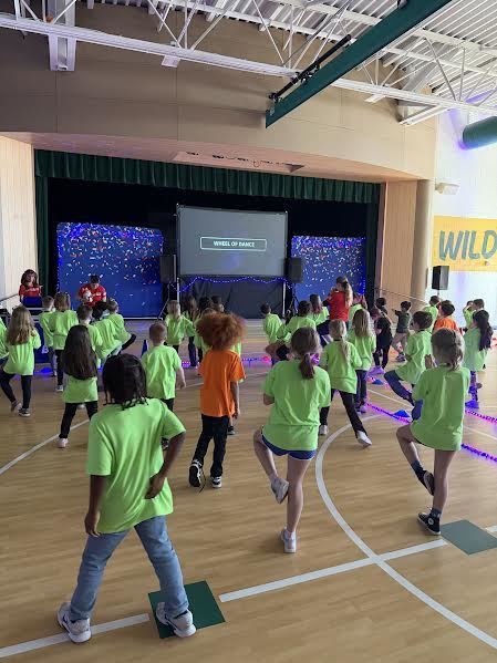 First graders at Dance Fit!