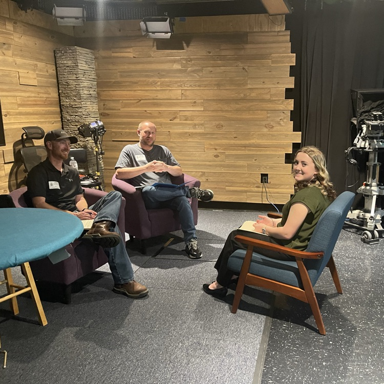 HVAC students interviewing for employment