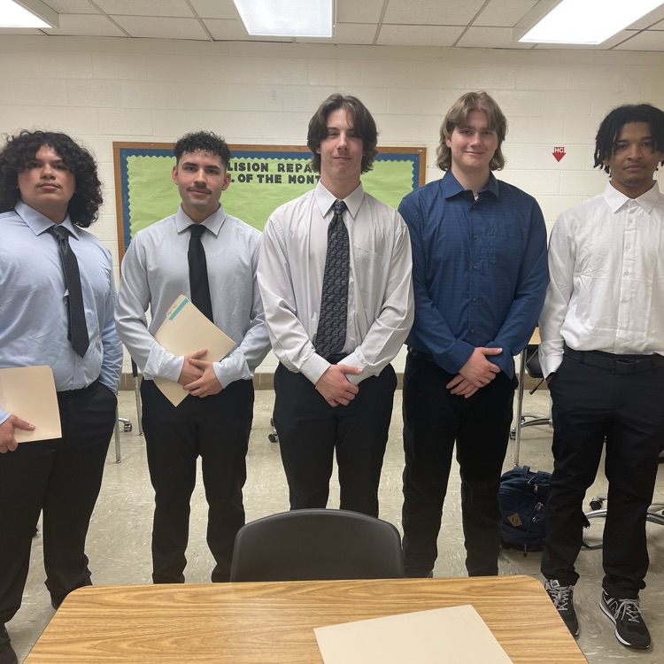 HVAC students interviewing for employment