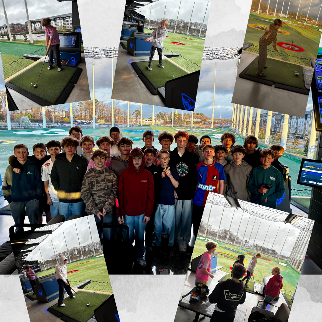 boys soccer at Top Golf