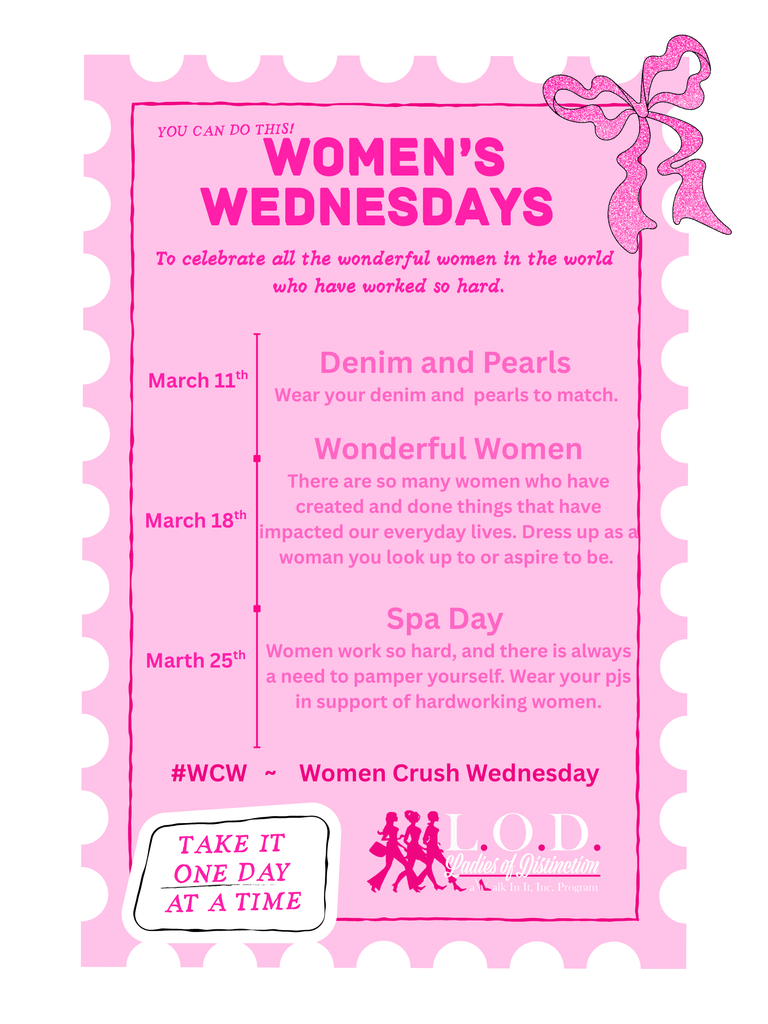 Women's History Spirit Days Flyer