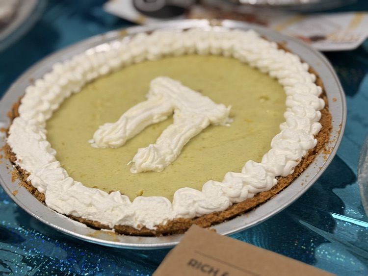 photo of pie donated by pta
