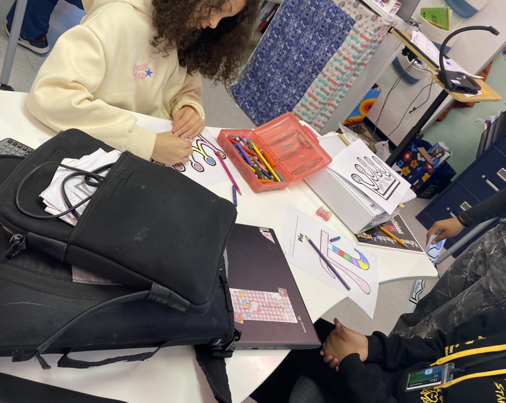 students celebrating Pi Day