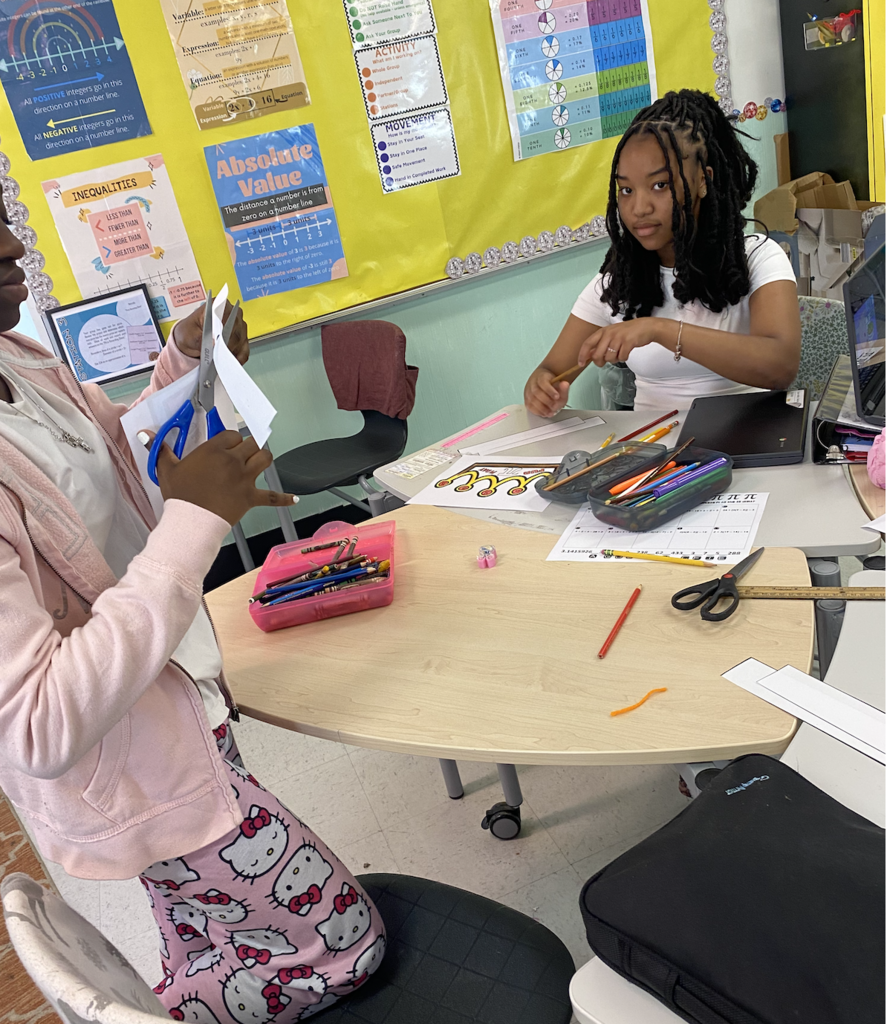 students celebrating Pi Day