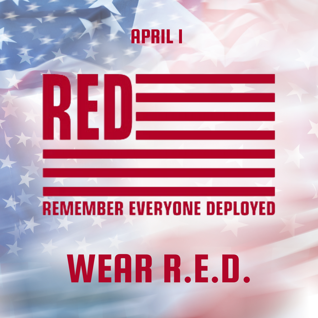 April 1 - Wear RED