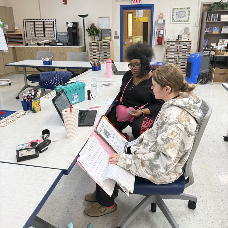 students completing a st Patrick themed break out box