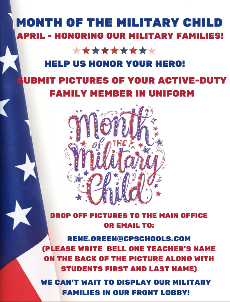 Celebrating month of the military child