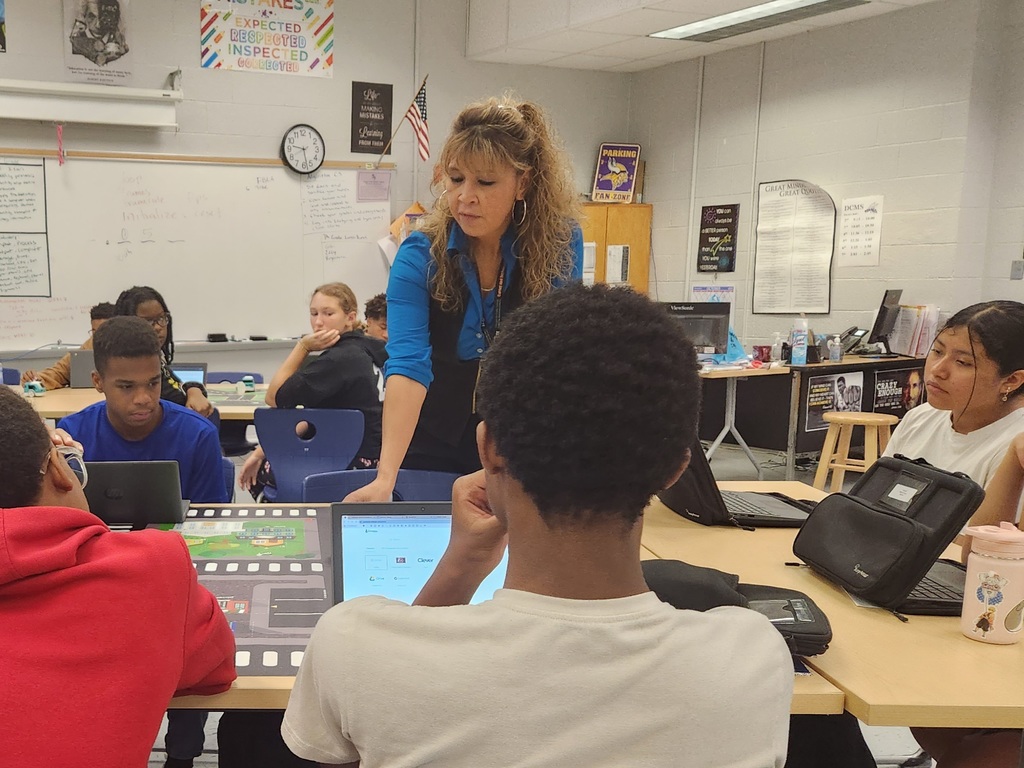 Mrs. surratt teaching her class.