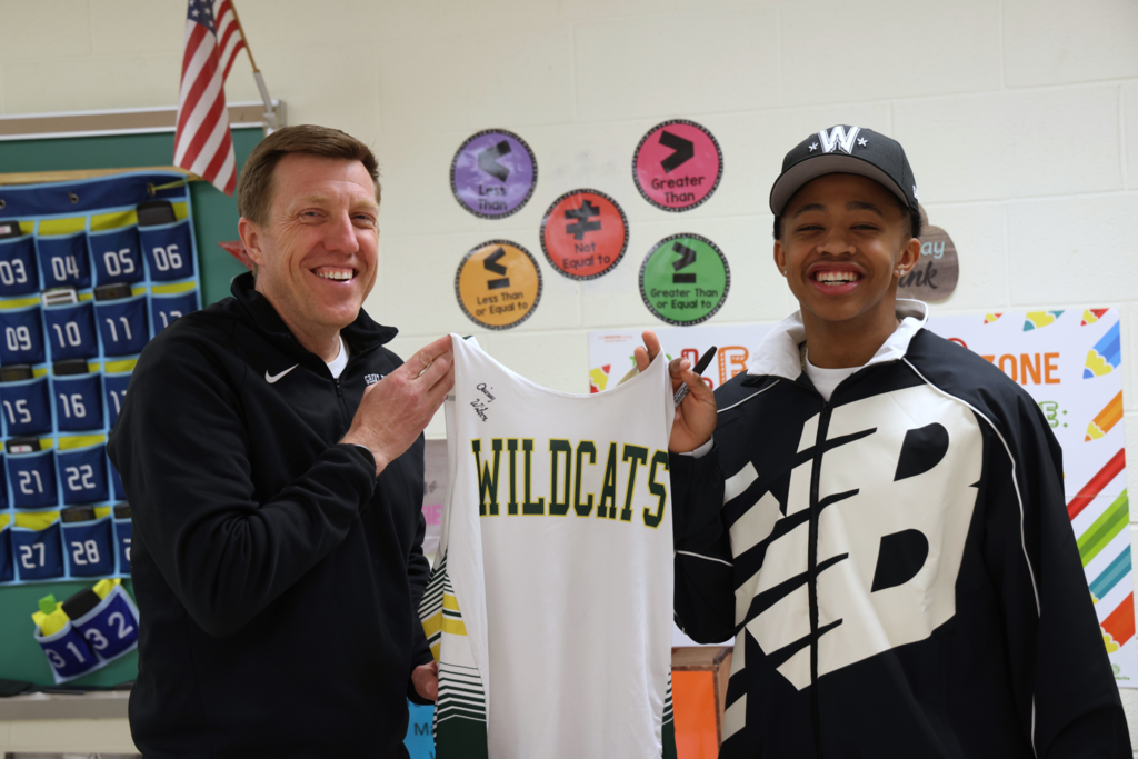 Proud to show off a signature on a track shirt for GBM