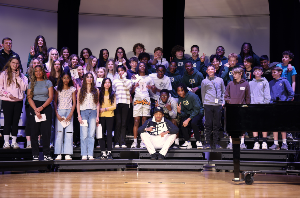 the track team and quincy show off their silly sides