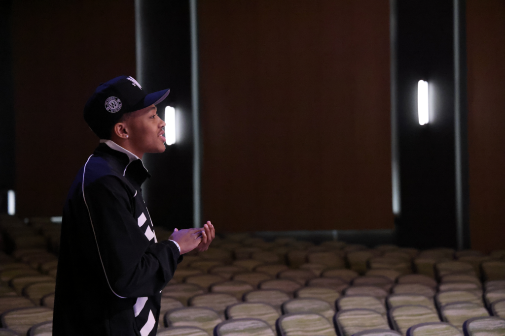 Catching the feels hearing chrous sing songs from Quincys time at GBM