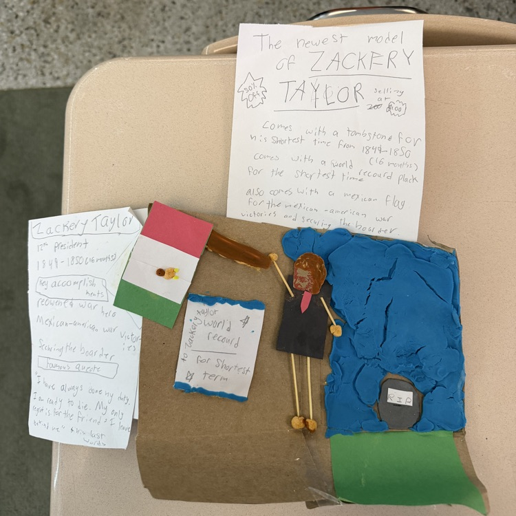 Finished project on display 