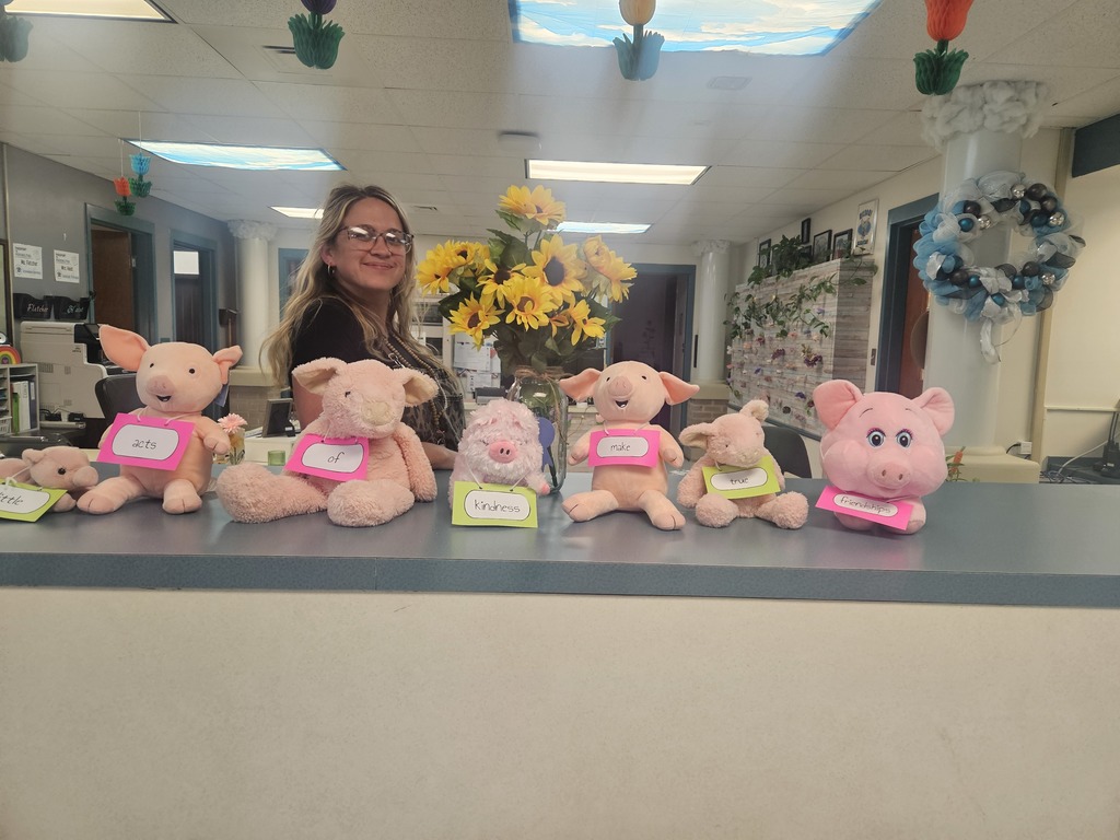 stuffed pigs that were found around the area