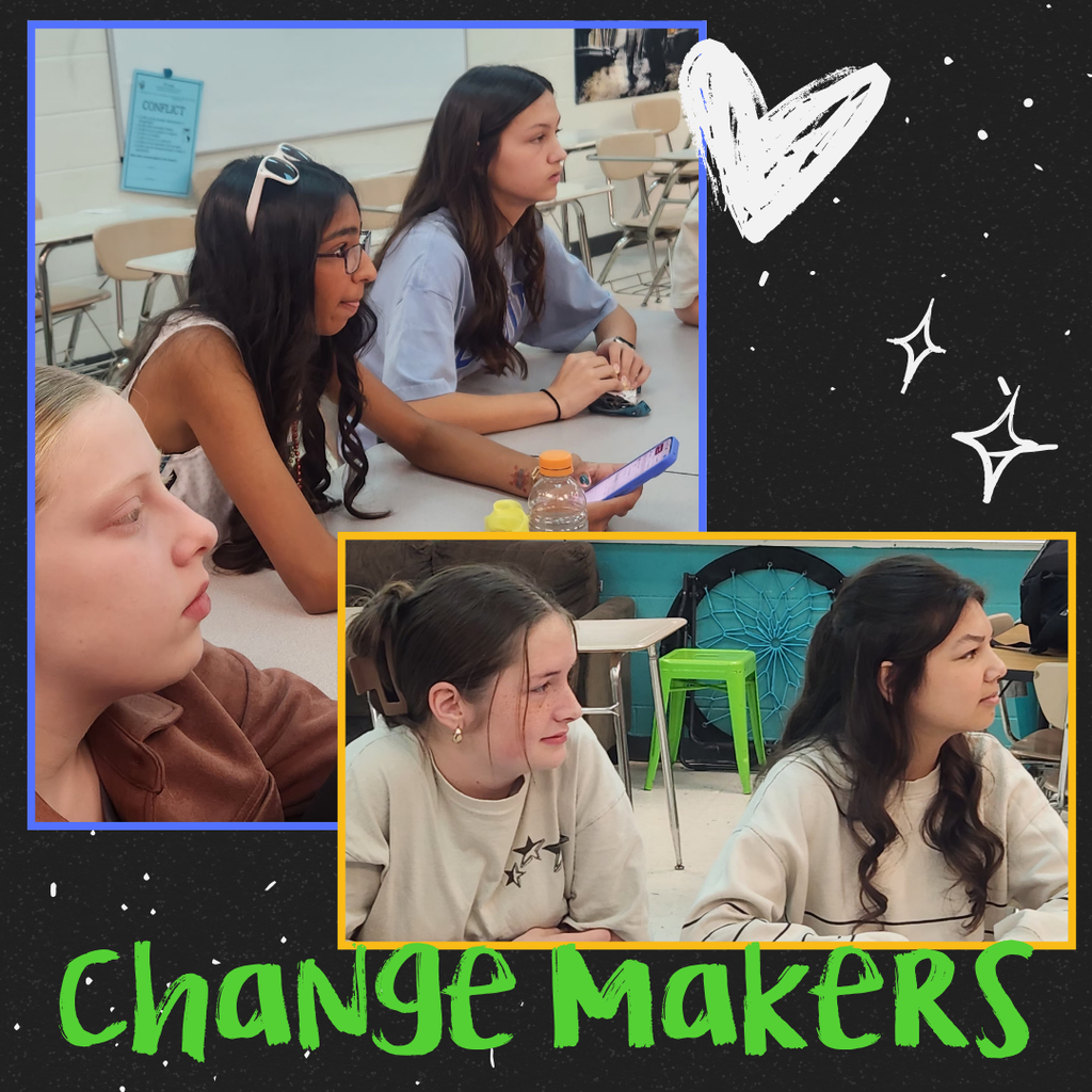 Student Leaders attentively listening and planning their Spring Project