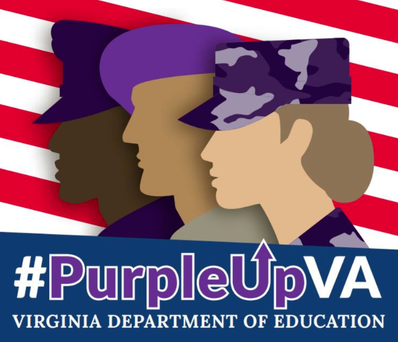 decorative purple up graphic 