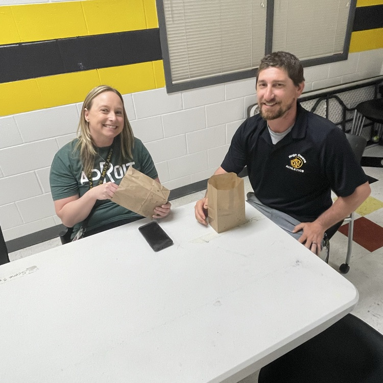 staff getting popcorn