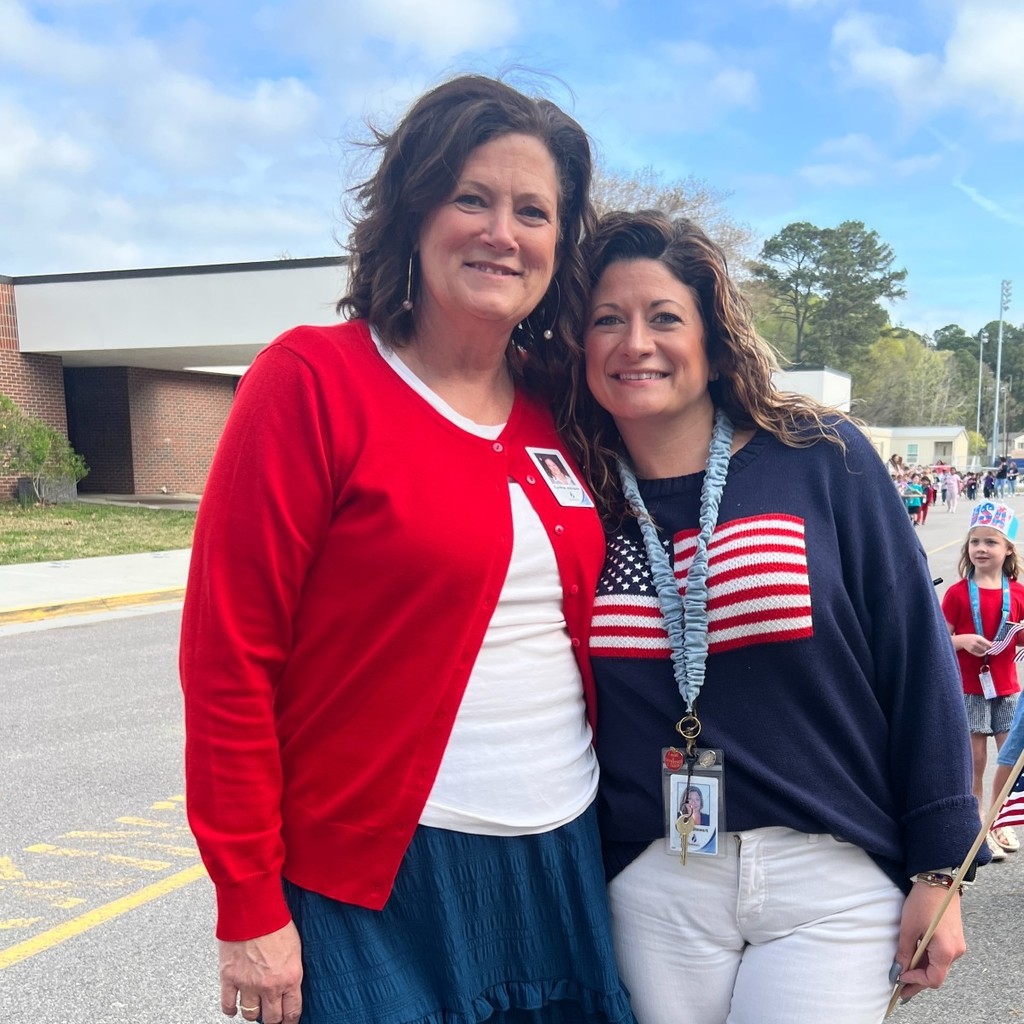 Staff showing appreciation for servicemen and women