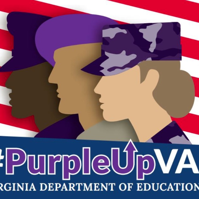 decorative purple up graphic 