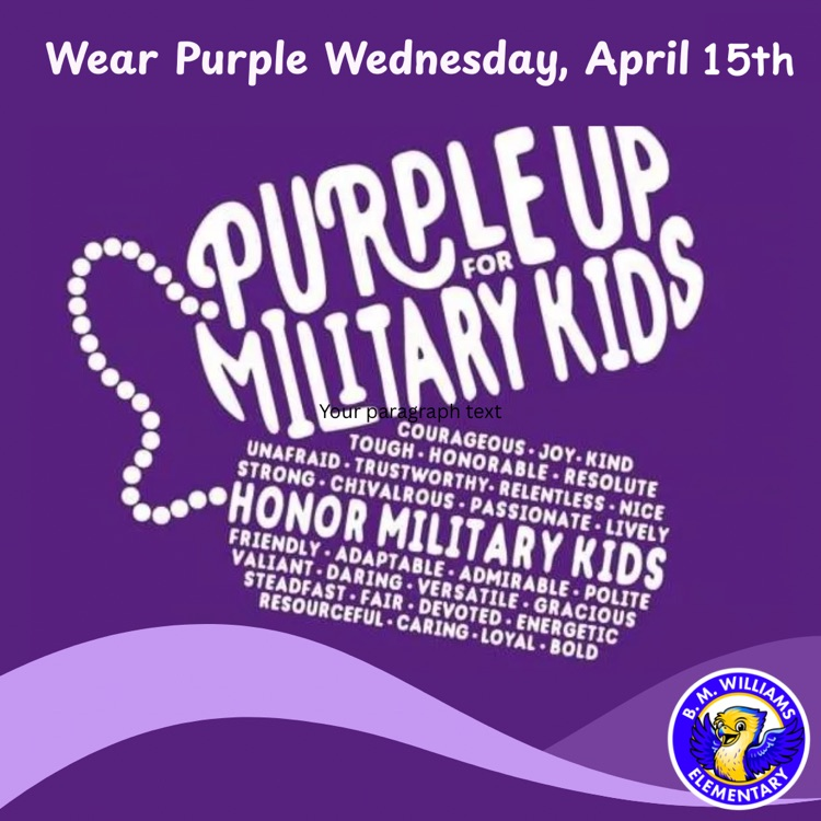 purple up day graphic