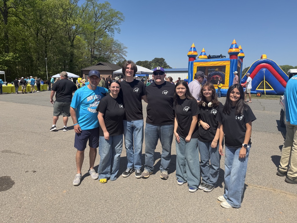 DCHS Choral students at the Strike Out Cancer Event where they performed the National Anthem.