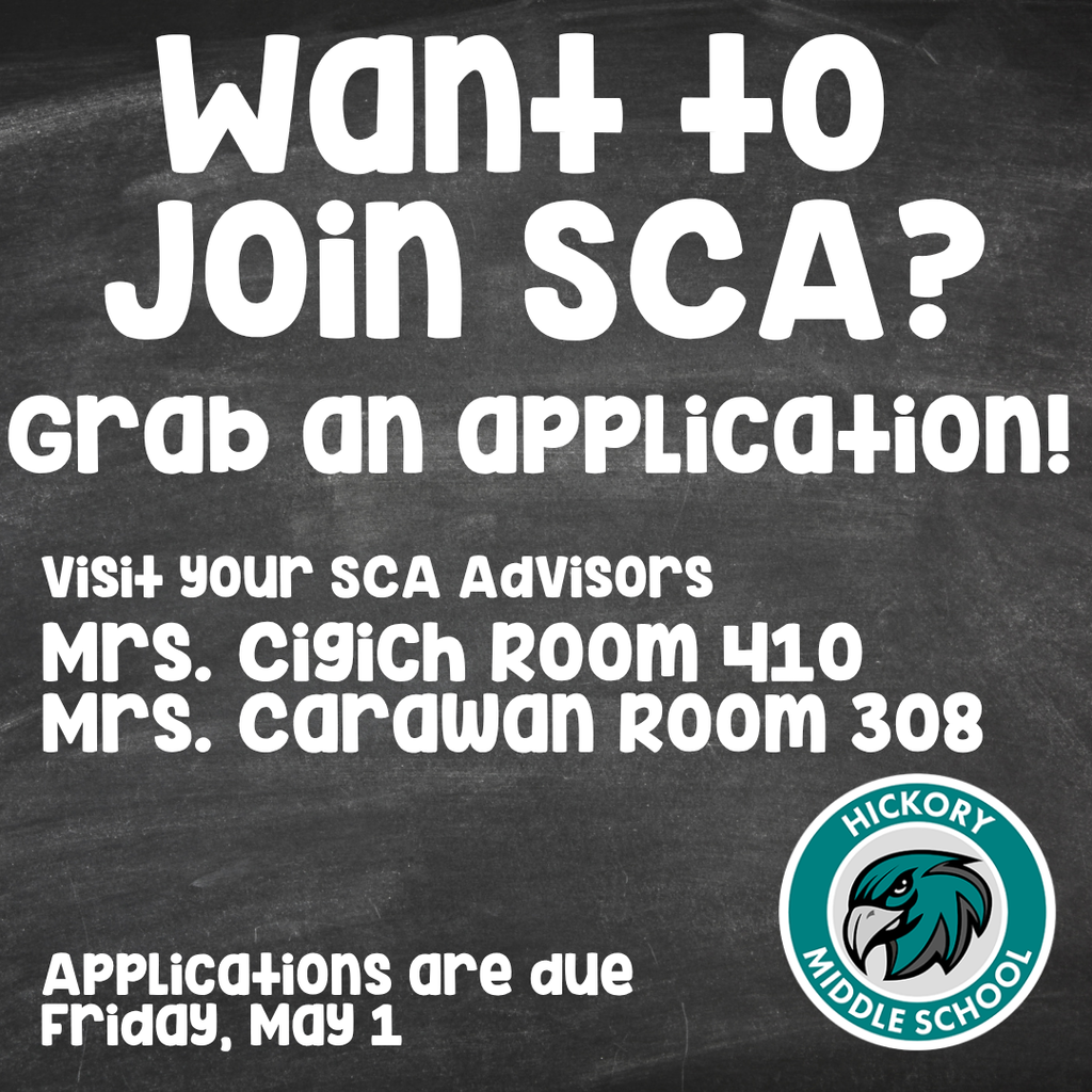 SCA Blackboard announcement post 