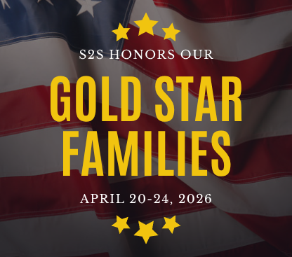 Image promoting Gold Star Family event April 20-24, 2026