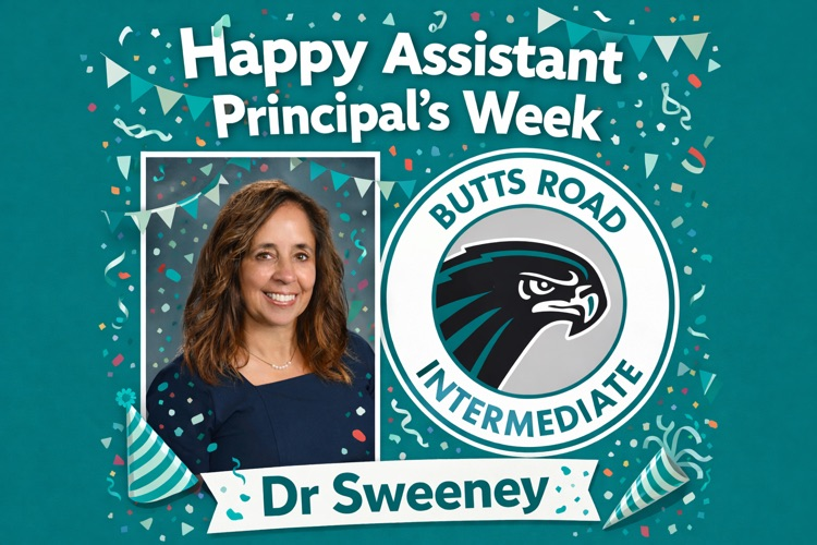 Dr Sweeney’s photo with BRI logo and title “Happy Assistant Principal’s Week"