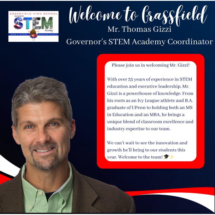 STeM Coordinator photo and announcement  