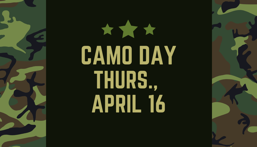 CAMO Day Thurs April 16