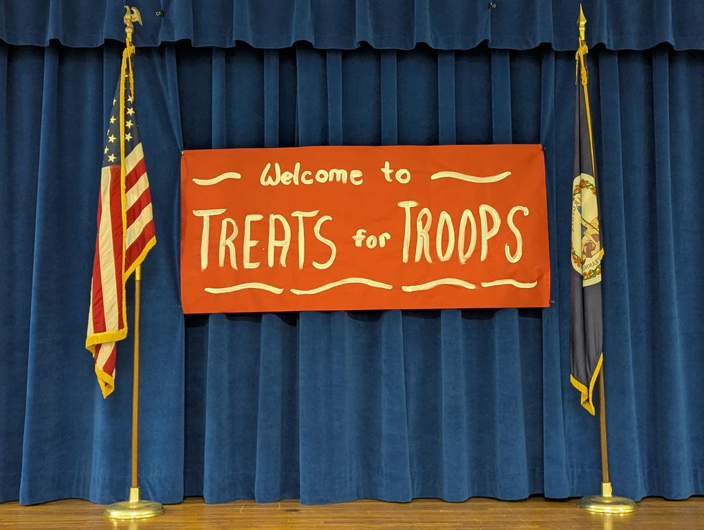 Treats for Troops banner