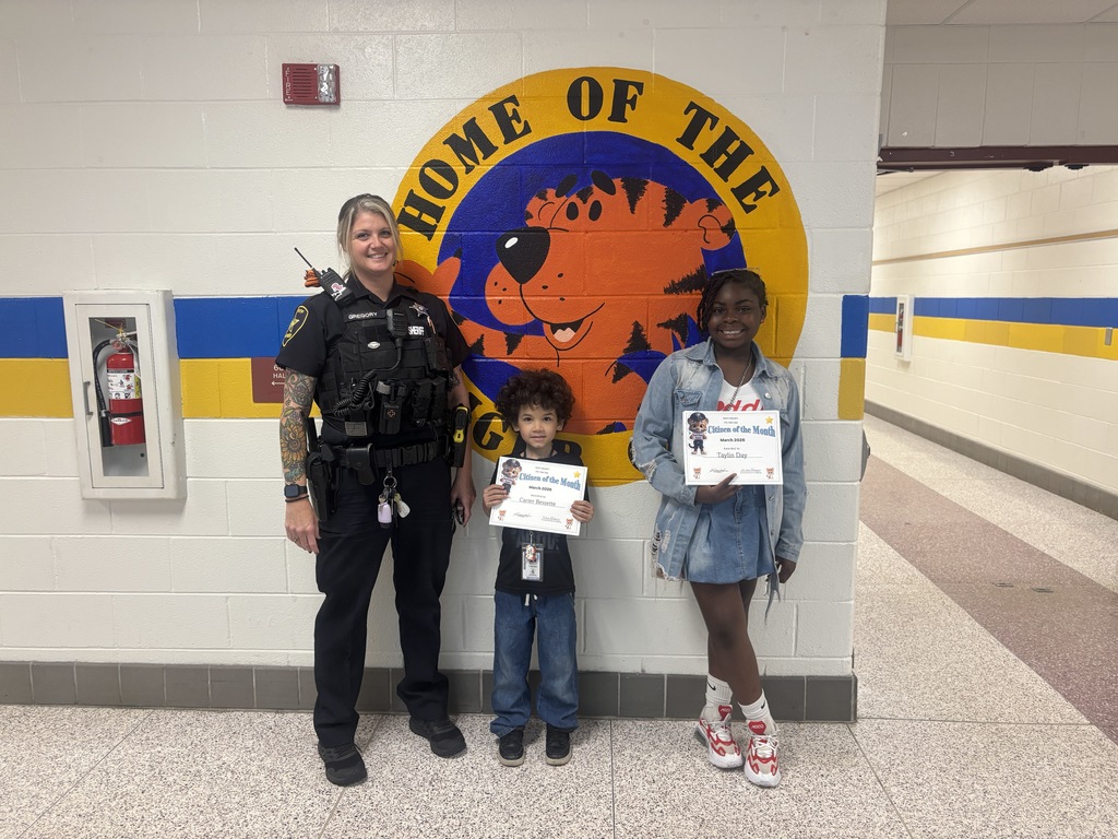 Picture of students who earned March Good Citizen Award  