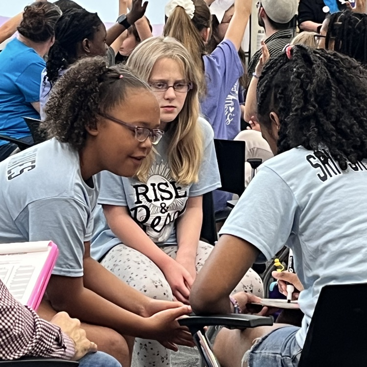 Our team focused and working on answering the questions. 