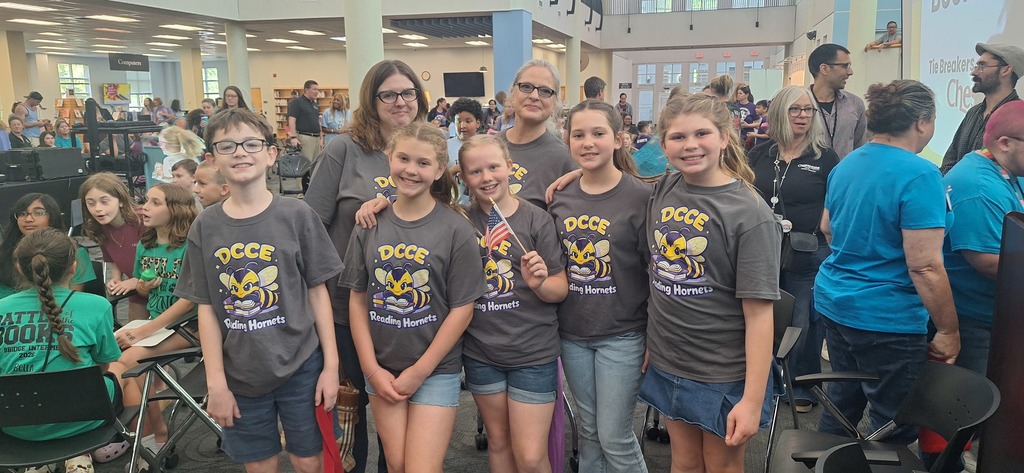 Battle of the books students from Deep Creek Central
