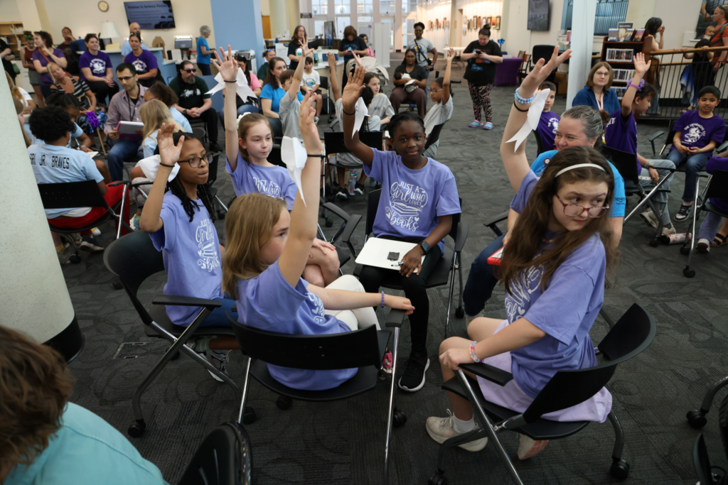 Students are excied to participate in battle of the books