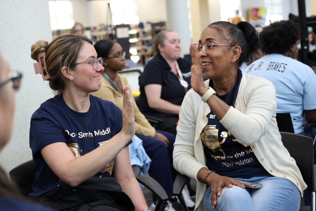 Teachers  are excied to participate in battle of the books