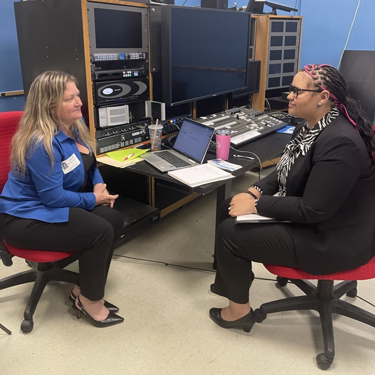 students interviewing for employment after graduation
