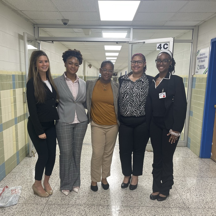 students interviewing for employment after graduation