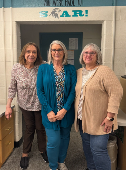 BRP's three administrative assistants celebrating. 