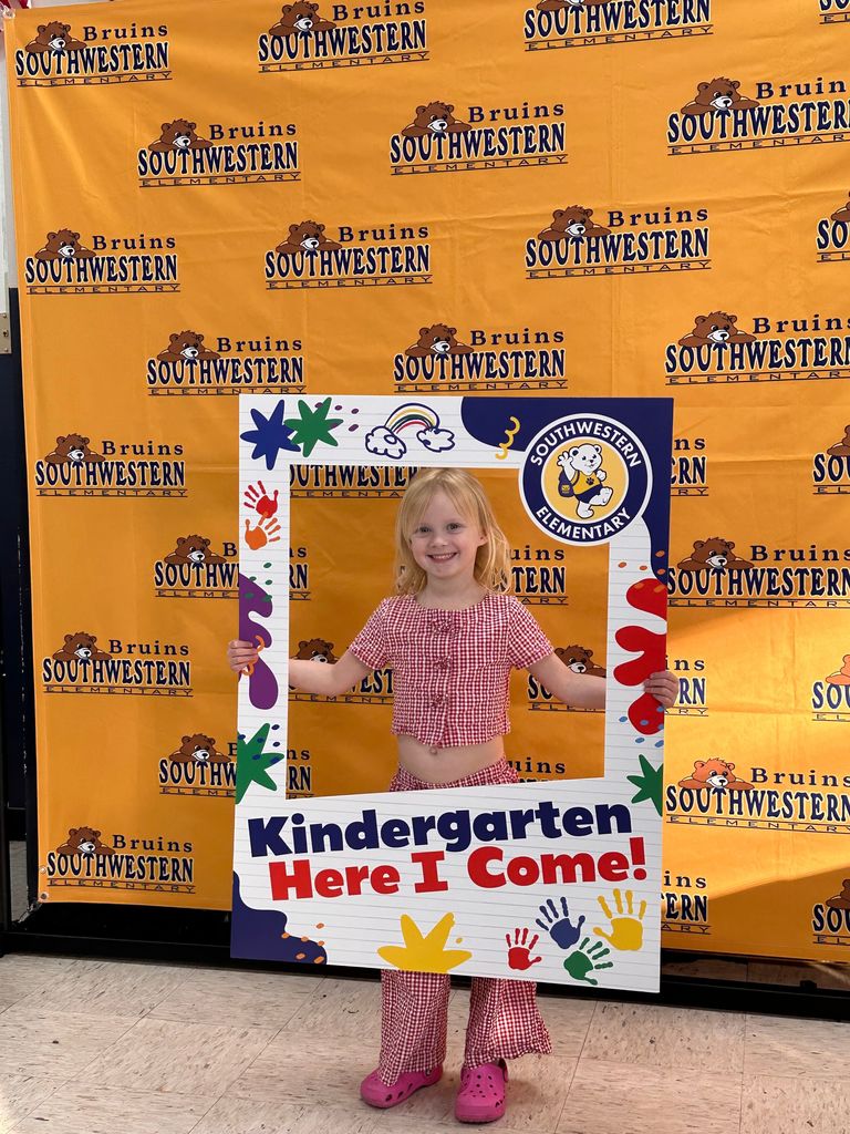 students and families at kindergarten kick off
