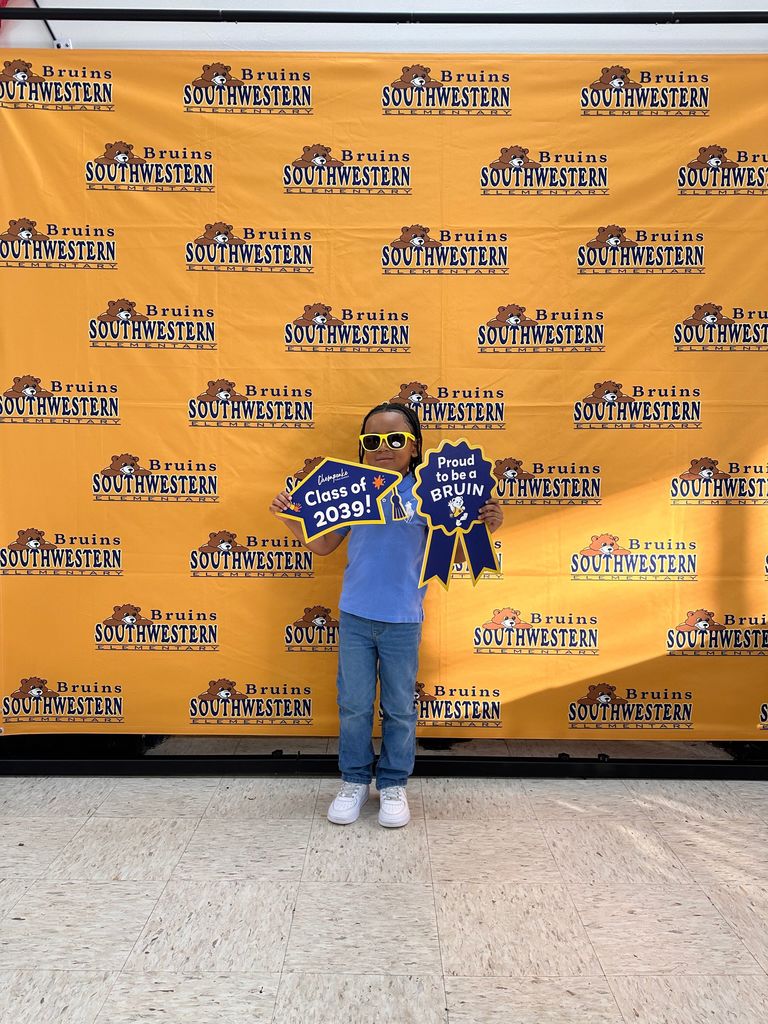 students and families at kindergarten kick off