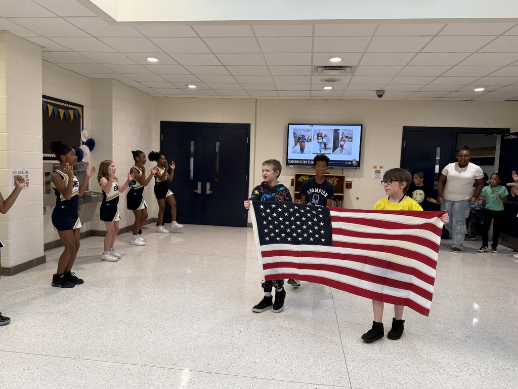 students walking in the MOMC parade