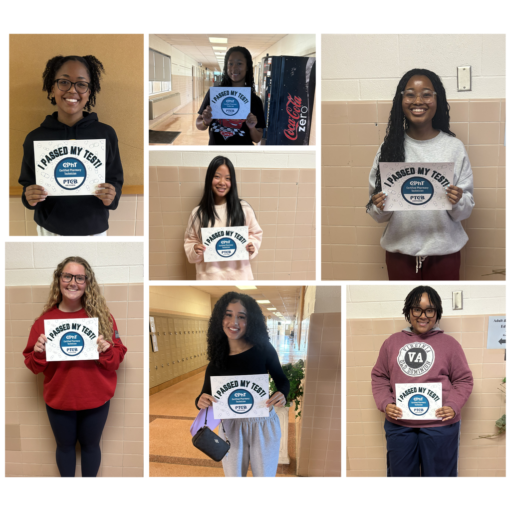 Pharmacy tech students passed their PTCB test!